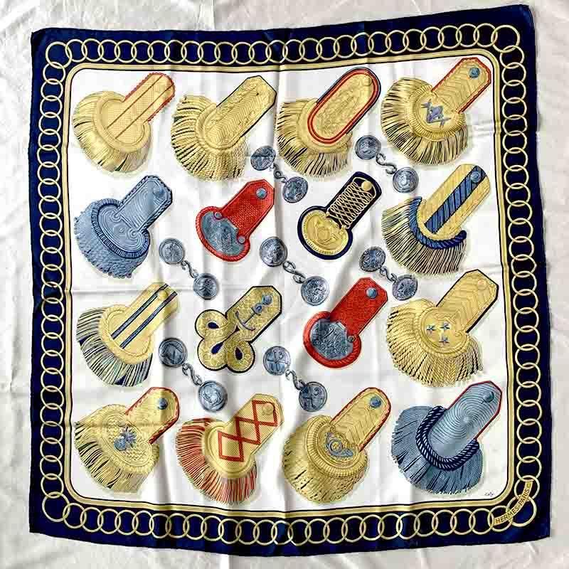 エルメス スカーフ カレ 式典肩章 HERMES 12accc4 - ANTIQUE LEAVES エルメス スカーフ カレ 式典肩章 HERMES 12accc4 - ANTIQUE LEAVES