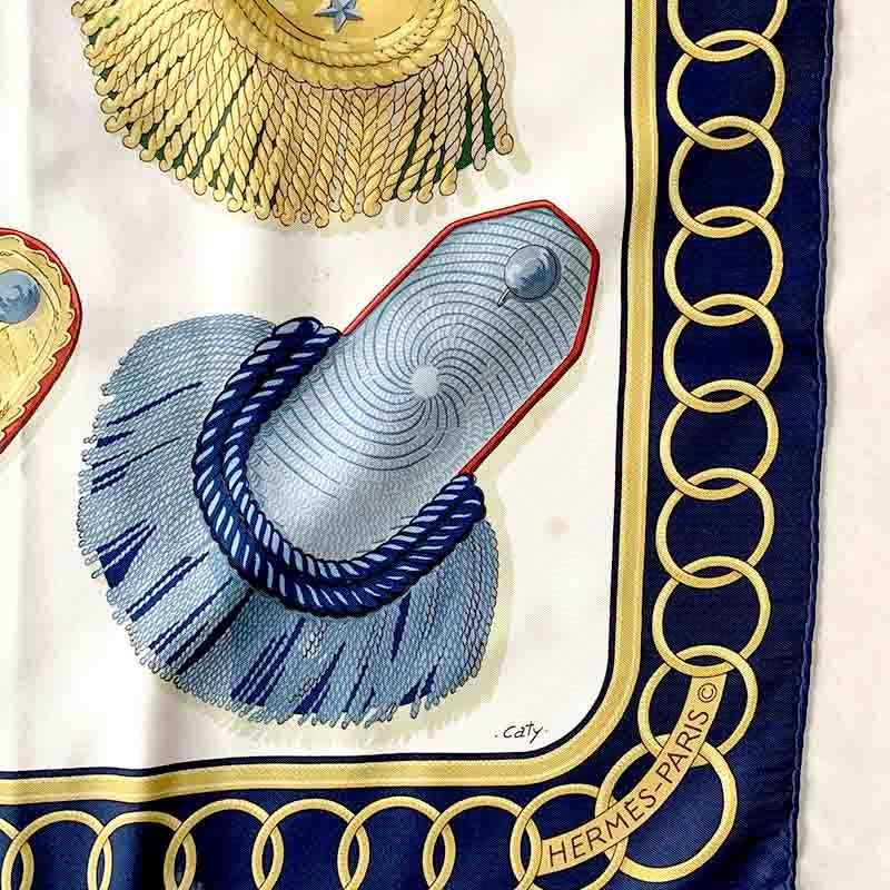 エルメス スカーフ カレ 式典肩章 HERMES 12accc4 - ANTIQUE LEAVES エルメス スカーフ カレ 式典肩章 HERMES 12accc4 - ANTIQUE LEAVES