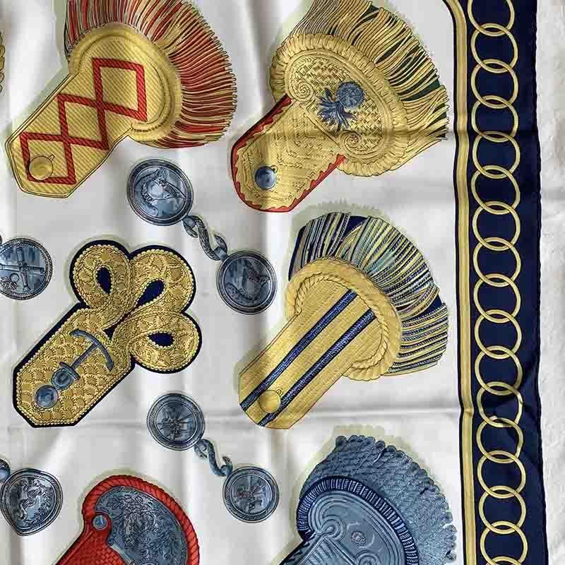 エルメス スカーフ カレ 式典肩章 HERMES 12accc4 - ANTIQUE LEAVES エルメス スカーフ カレ 式典肩章 HERMES 12accc4 - ANTIQUE LEAVES