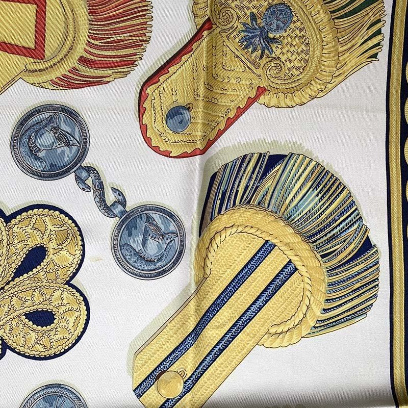 エルメス スカーフ カレ 式典肩章 HERMES 12accc4 - ANTIQUE LEAVES エルメス スカーフ カレ 式典肩章 HERMES 12accc4 - ANTIQUE LEAVES
