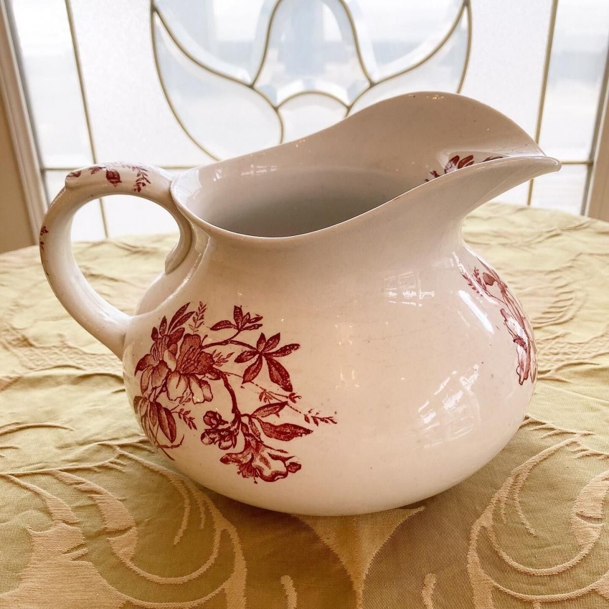 木の実様】フランス アンティーク ピシェ 白 ピシェ.White