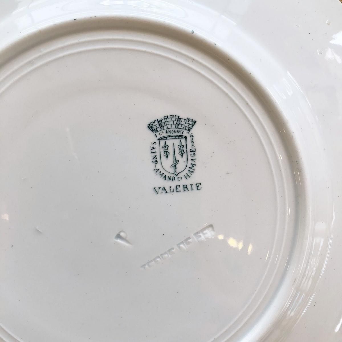 フランス直輸入 華やかな絵柄のサンタマンディナープレート