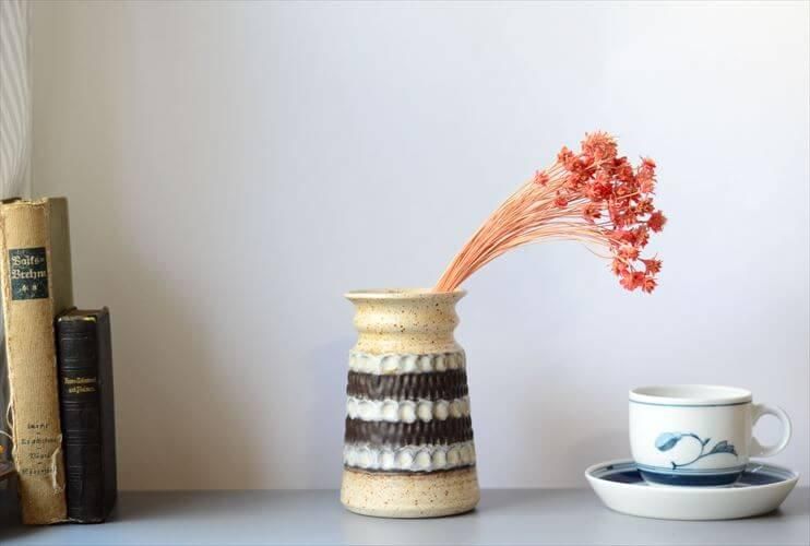 ドイツ製 Bay Keramik 陶器の花瓶 ベイケラミック 花器 一輪挿し