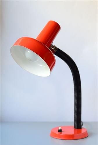 東欧 ヴィンテージ デスクランプ オレンジ ミッドセンチュリー