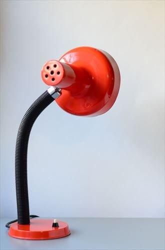 東欧 ヴィンテージ デスクランプ オレンジ ミッドセンチュリー