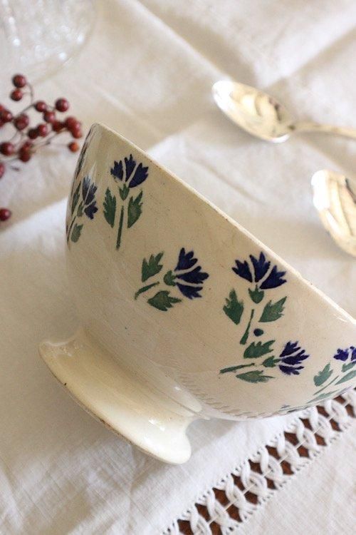 カフェオレボウル(Ft038-042) - ANTIQUE LEAVES カフェオレボウル(Ft038-042) - ANTIQUE LEAVES