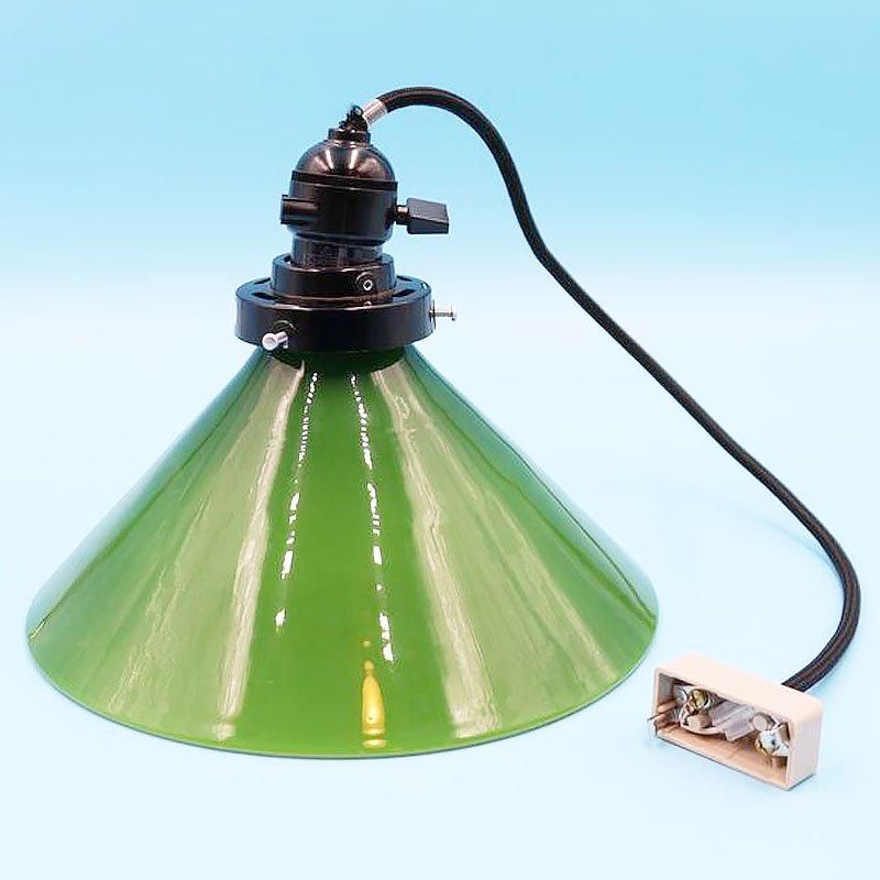 昭和レトロ 電笠 電傘 ランプシェード ガラス グリーン 緑 内 昭和レトロ 電笠 電傘 ランプシェード ガラス グリーン 緑 内