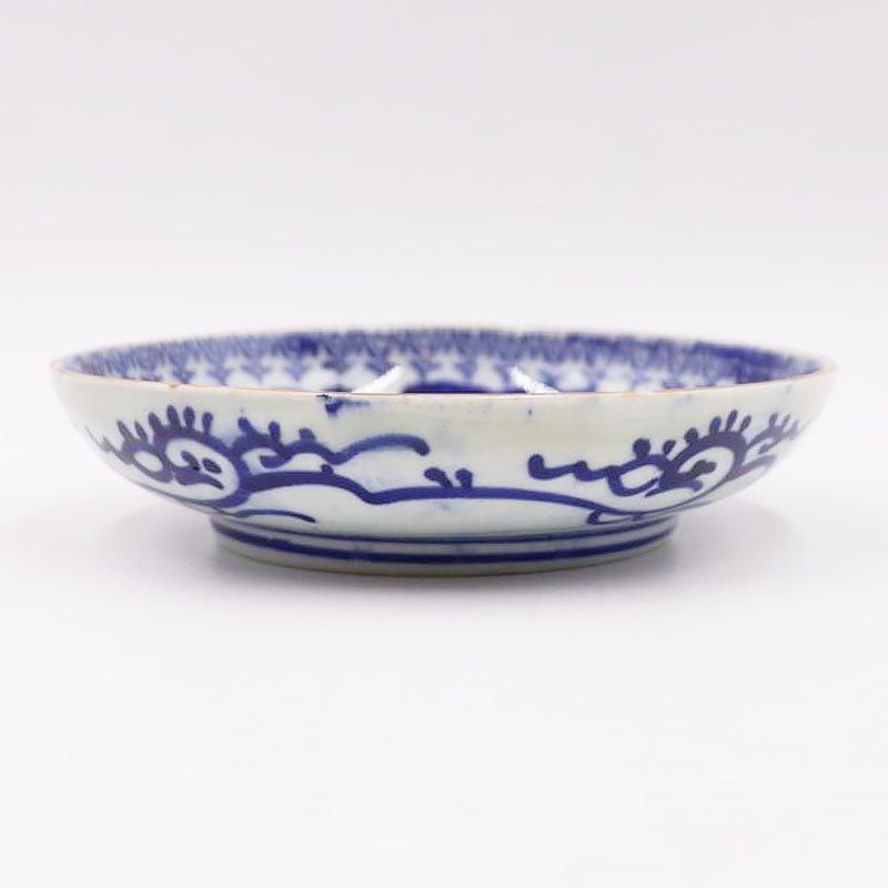 【未使用】戦前 昭和初期 染付 膾皿/なます皿 20客 古道具/古民具 磁器食器 未使用】戦前 昭和初期 染付 膾皿/なます皿 20客 古道具/古民具