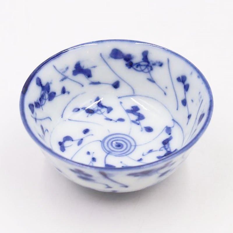 明治~昭和初期 絵付け小鉢 4客 塩っぱい 手描き 伊万里 明治~昭和初期 絵付け小鉢 4客 塩っぱい 手描き 伊万里