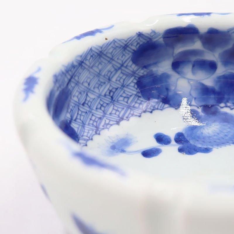 骨董 アンティーク 染付 花瓶 ガーデニング 工芸品