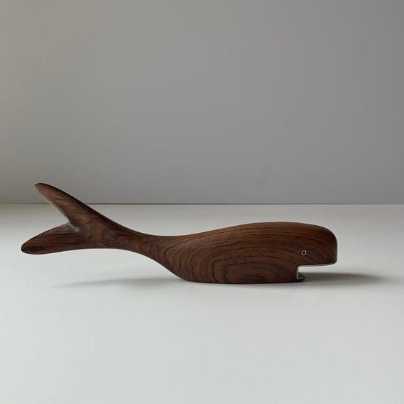 北欧 ヴィンテージ チーク製 鯨ボトルオープナー