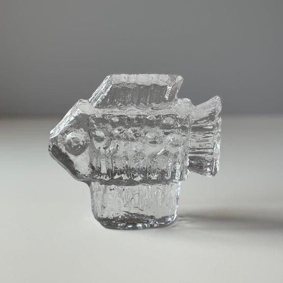 Pukeberg プーケベリ ガラス魚オブジェ 北欧ヴィンテージ