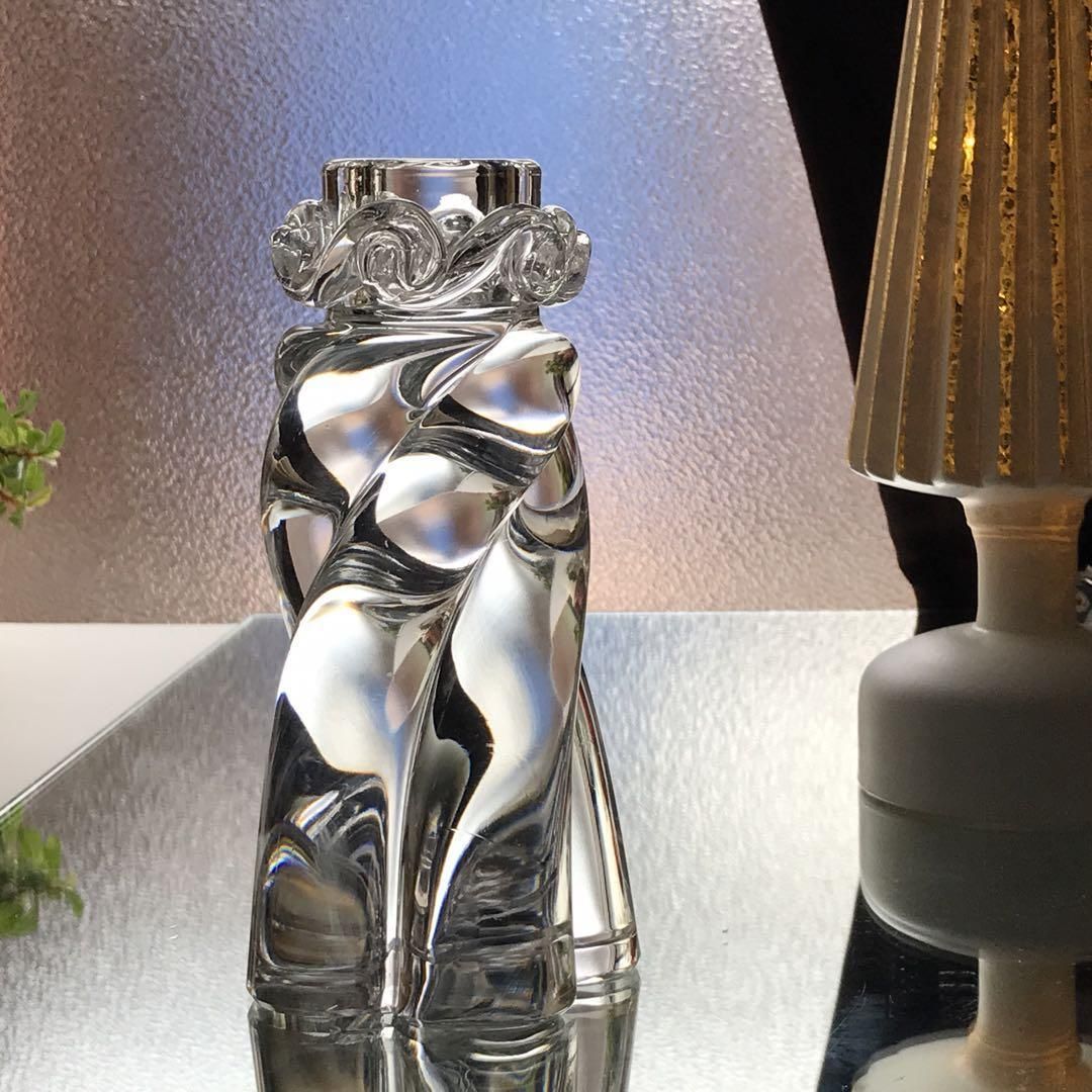 バカラ BACCARAT キャンドルホルダー アンティークバカラ製キャンドルホルダー1936年以前の希少美品