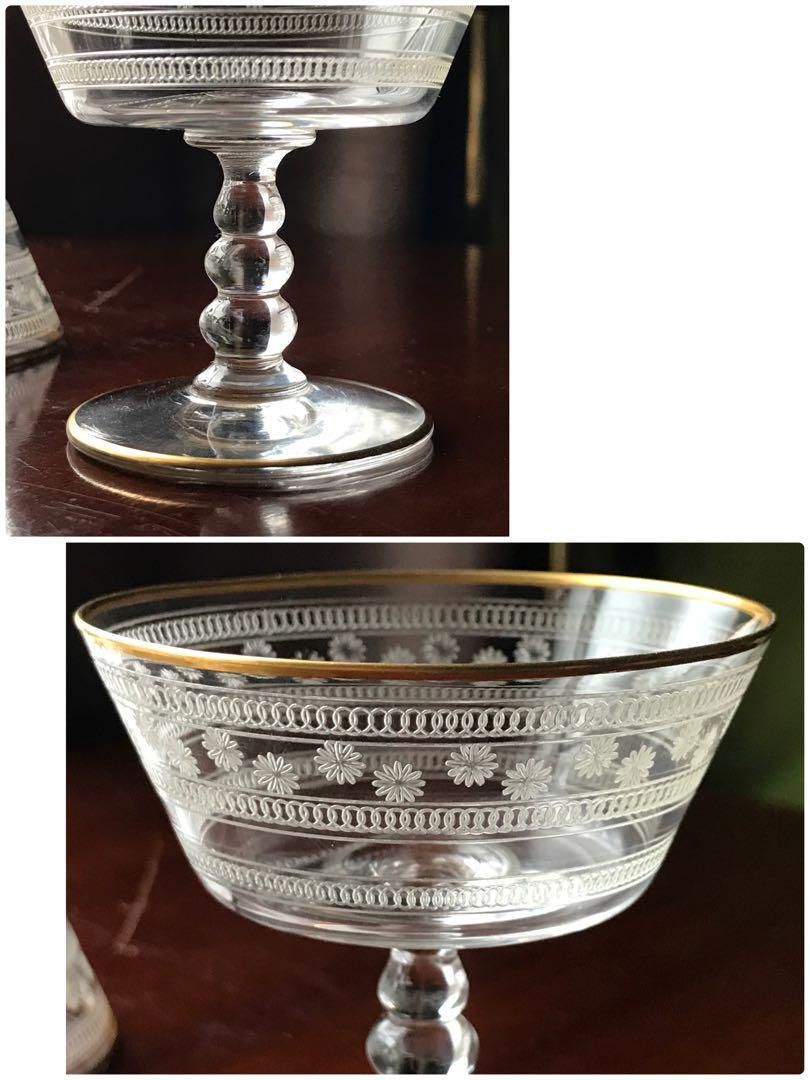 金彩オールドバカラBACCARAT☆エトワールEtoiles☆チェリー酒用 金彩オールドバカラBACCARAT☆エトワールEtoiles☆チェリー酒用