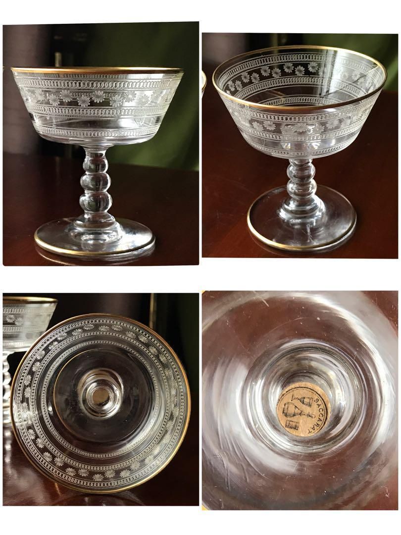 金彩オールドバカラBACCARAT☆エトワールEtoiles☆チェリー酒用 金彩オールドバカラBACCARAT☆エトワールEtoiles☆チェリー酒用