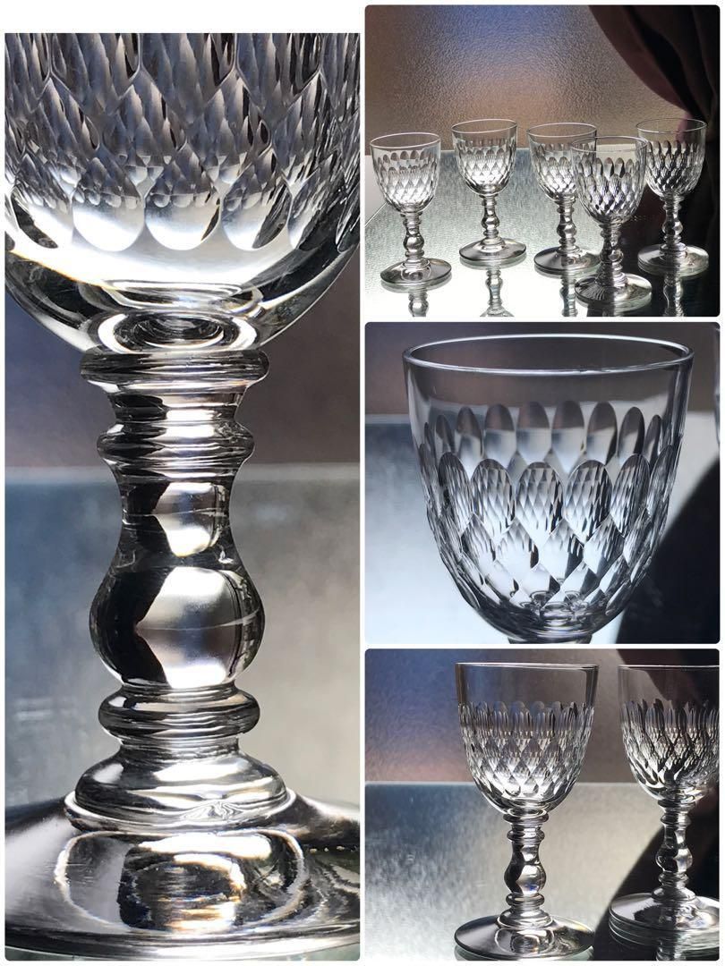 美品＊BACCARAT オールド バカラ ショット グラス リキュール Amazon | 極サイズオールドバカラBACCARATローハンリキュール