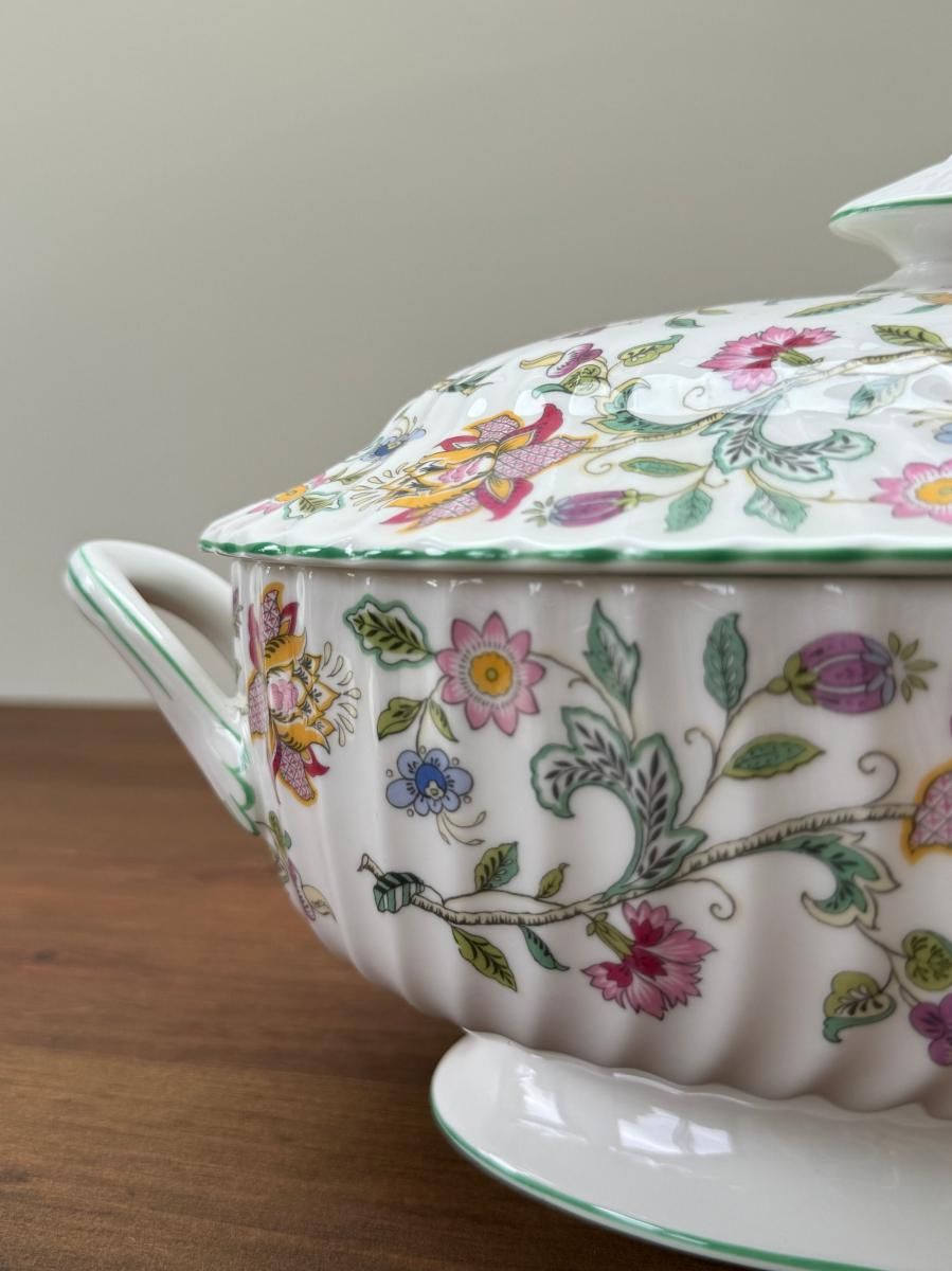 2枚 ミントン ハドンホール スープ皿 スウププレート グリーン 2枚 ミントン ハドンホール スープ皿 スウププレート グリーン