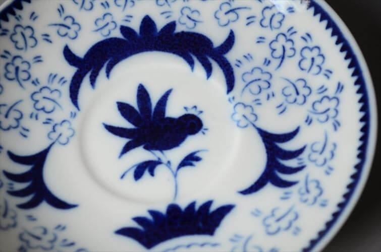 ヴィンテージアラビア北欧デミタスカップ優雅な鳥と花