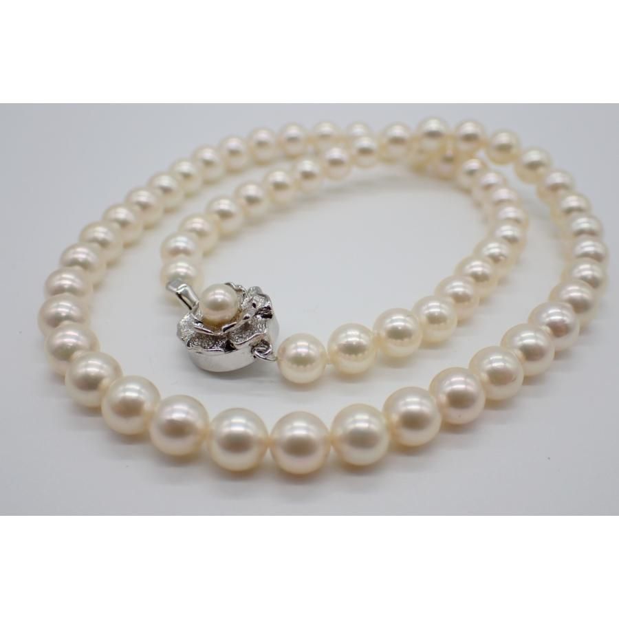 あこや真珠ネックレス 7mm珠 高級品質 43cm