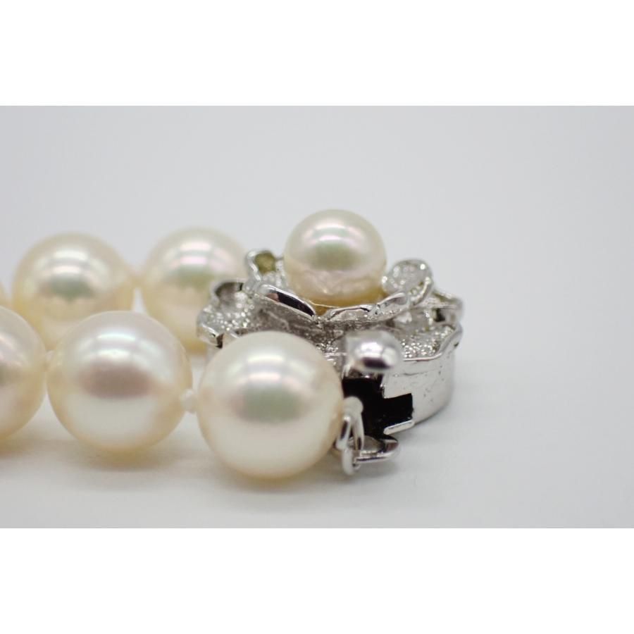 日本制 アコヤ　7mm まだま真珠 ネックレス 12085.jpg