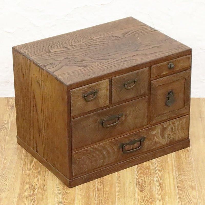 ヴィンテージ 桑材 小引出し お針箱 薬箱 大正昭和の古民具