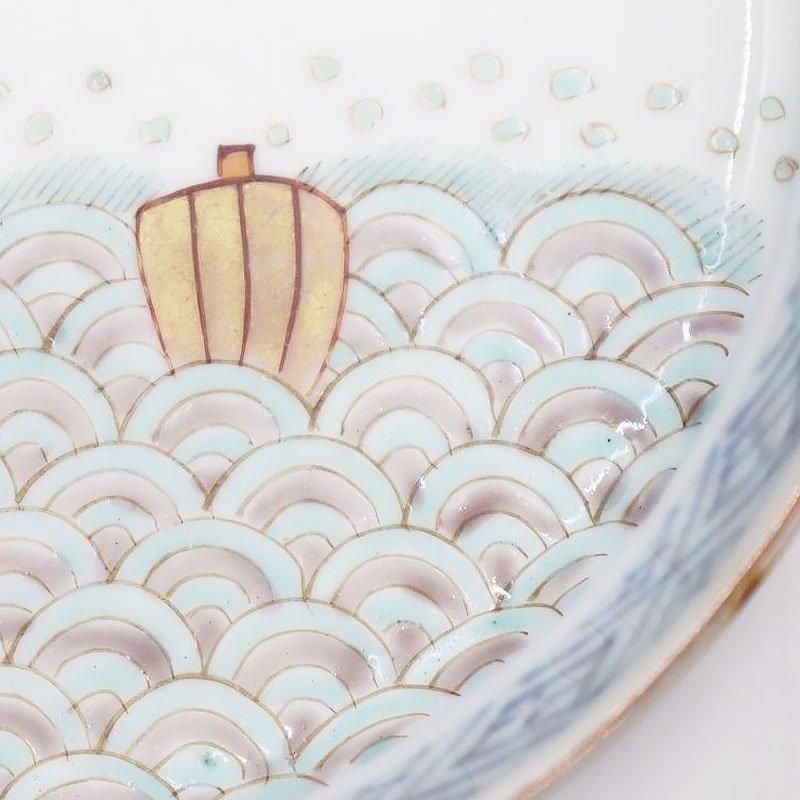 アンティーク 千鳥 青海波 小皿 豆皿 5枚 アンティーク 千鳥 青海波 小皿 豆皿 5枚