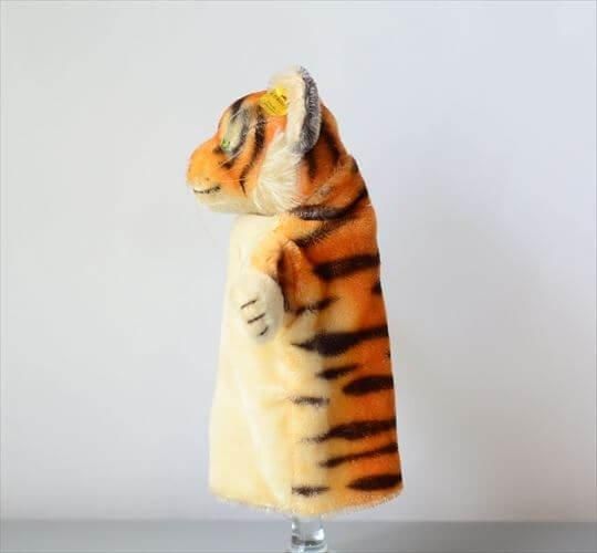 ドイツ製 Steiff ハンドパペット トラ シュタイフ Hand-Tiger
