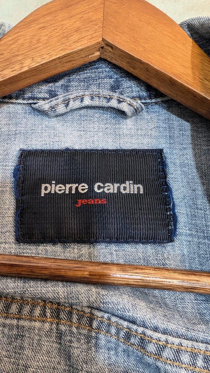 イギリス直輸入】pierre cardin jeans デニム ジャケット XL