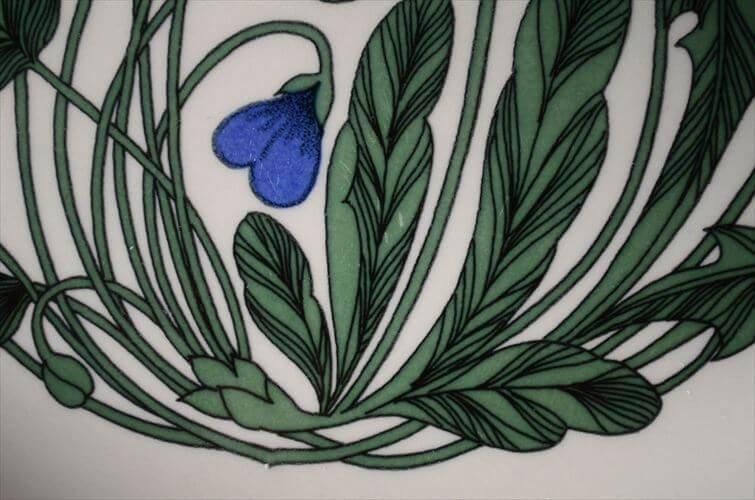 ヴィンテージARABIA大皿 ボタニカルアートの逸品