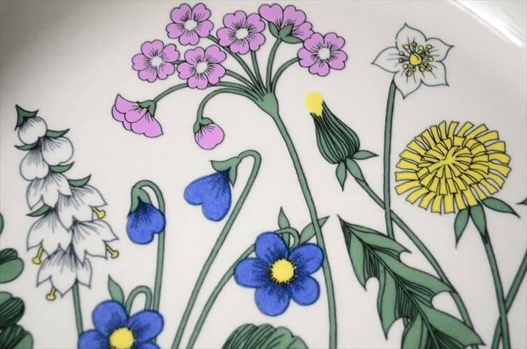 ヴィンテージARABIA大皿 ボタニカルアートの逸品