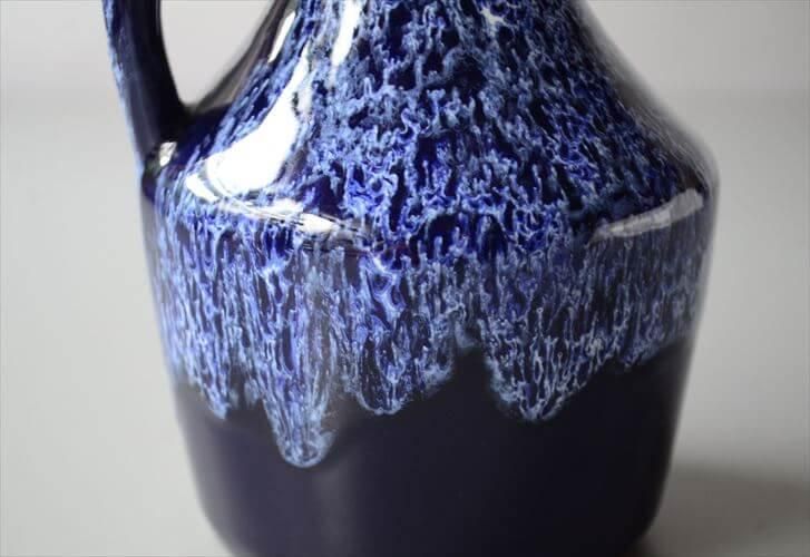 東ドイツ製 ヴィンテージ Strehla 陶器の花瓶 Fat lava 花器 東ドイツ製 ヴィンテージ Strehla 陶器の花瓶 Fat lava 花器