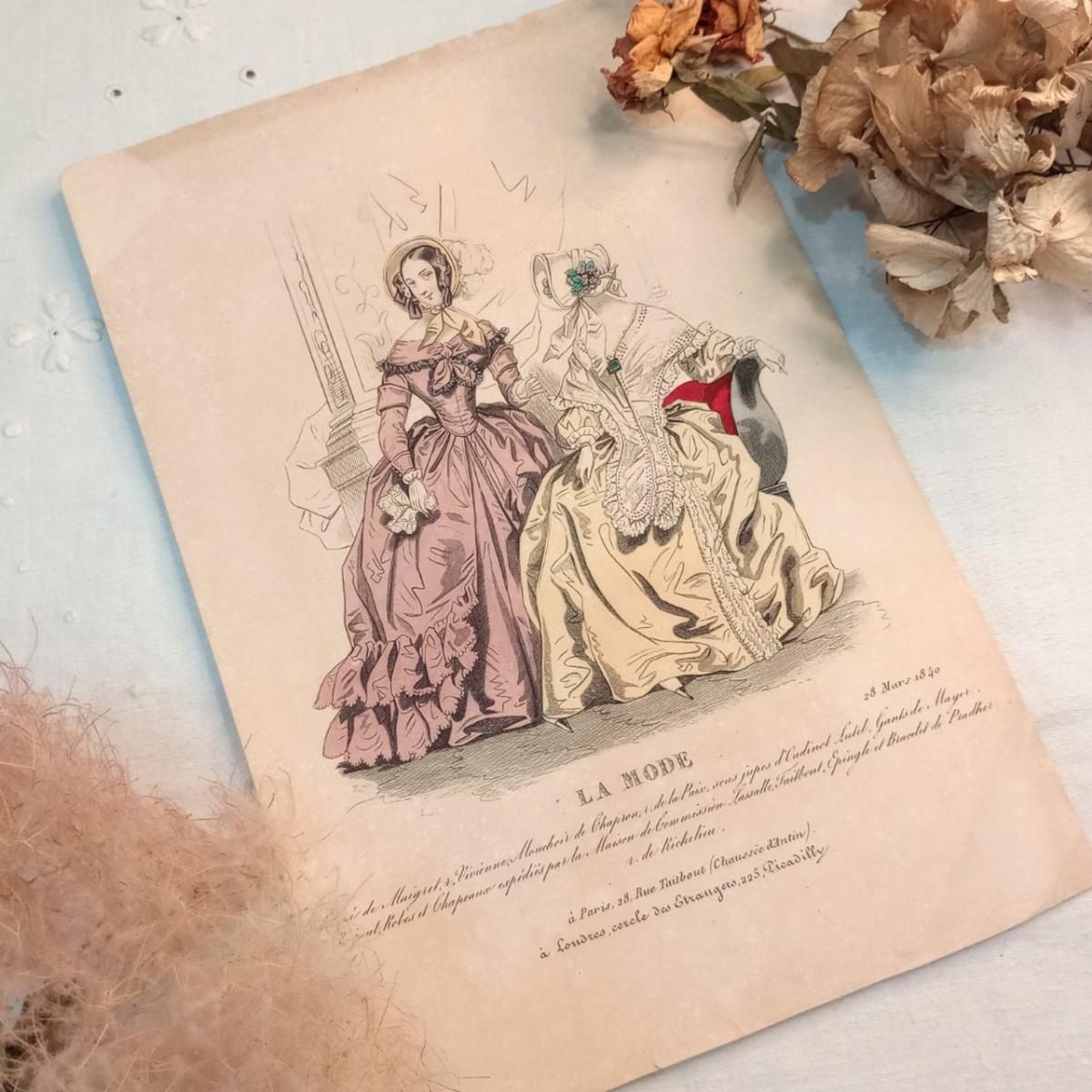 1863年デッサン素描絵画フランス▪️アンティーク