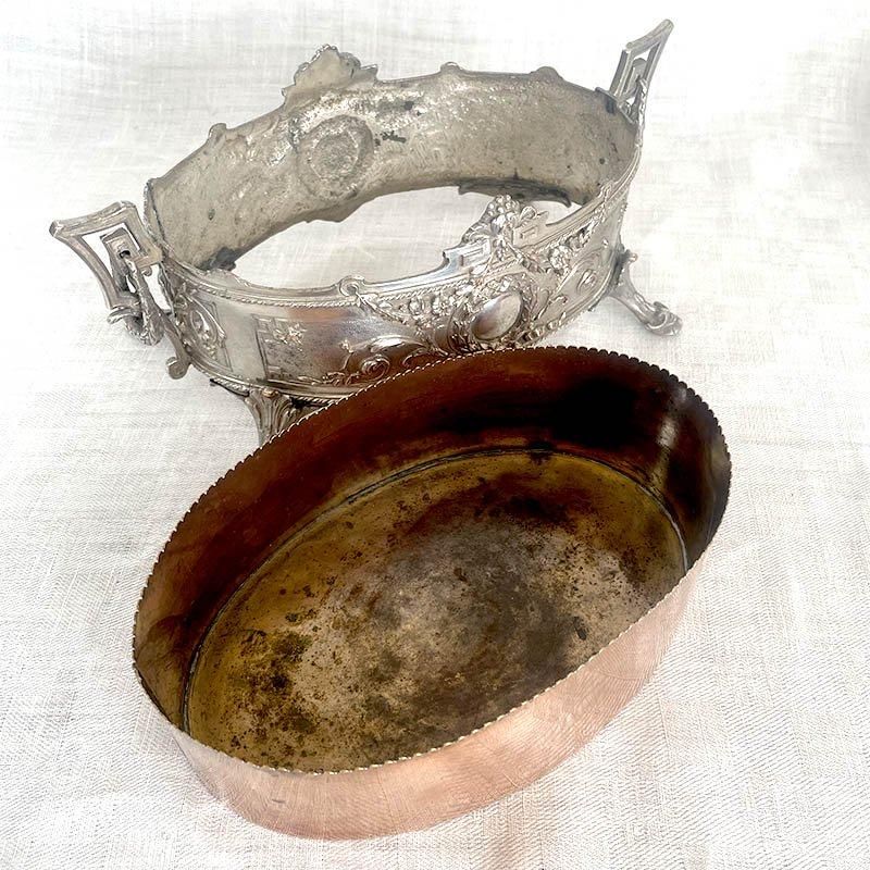 フランス製華やかジャルディニエール花器