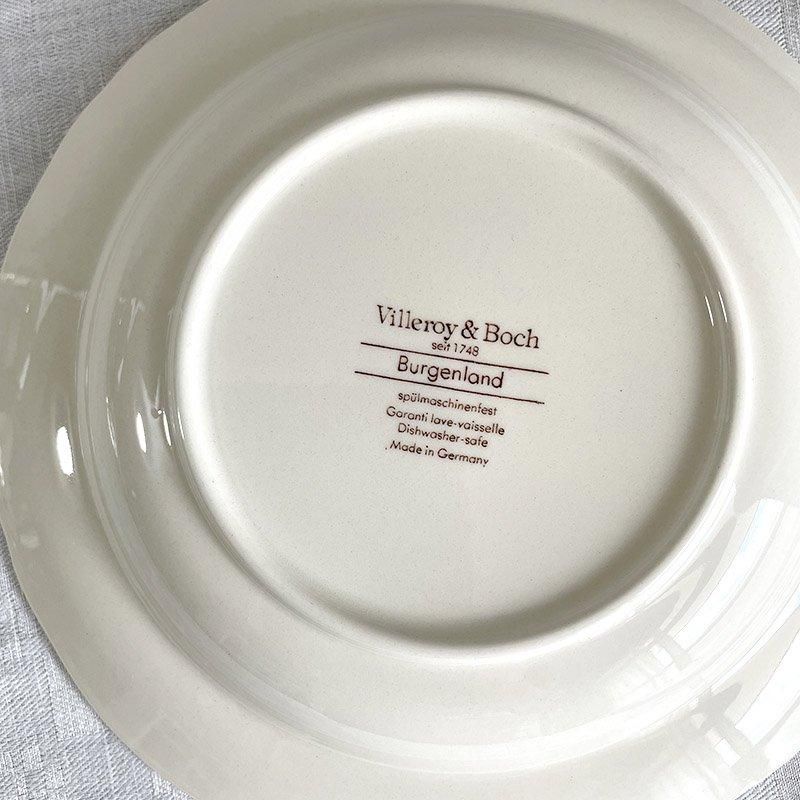 ビレロイボッホ Villeroy & Boch 深皿 スープ皿 湖畔風景・花 ビレロイボッホ Villeroy & Boch 深皿 スープ皿 湖畔風景・花