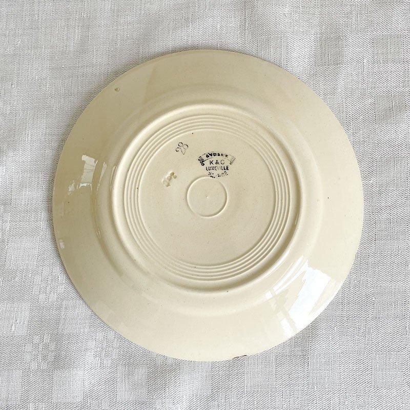 花柄大皿 KGリュネヴィル ケーキ用
