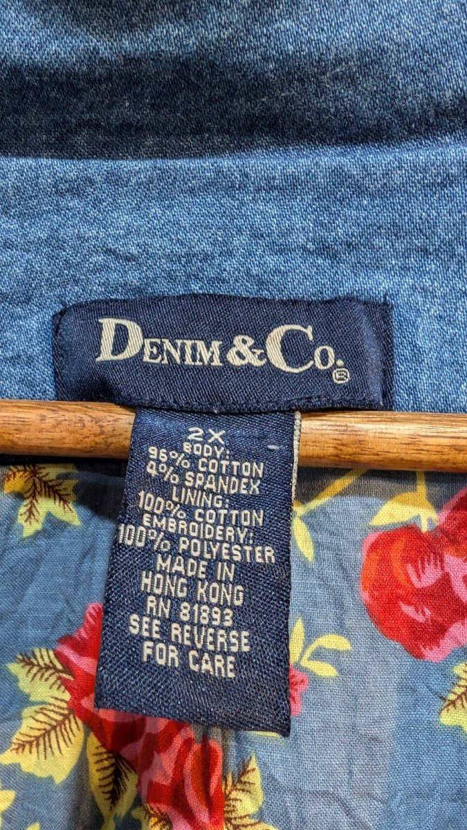 ǥ˥ॸ㥱åȡDENIM &CO ɽvintageXL