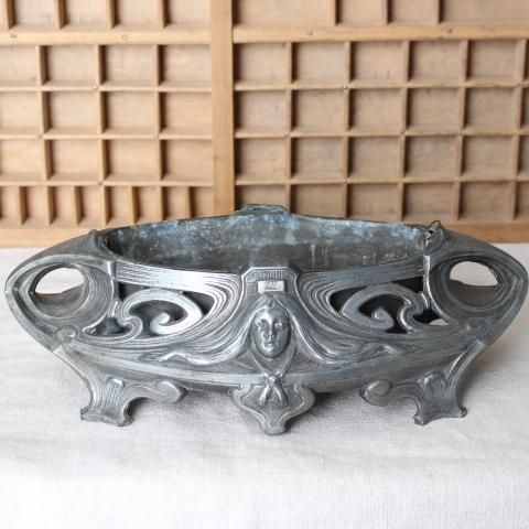 フランスアンティーク ホーローコランダー St SERVAIS - ANTIQUE フランスアンティーク ホーローコランダー St SERVAIS - ANTIQUE