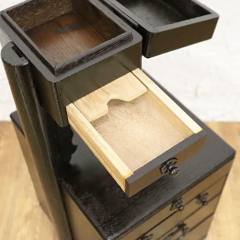 お針箱 お裁縫箱 薬箱 小引出し 日本の道具 古民具 和骨董 生活