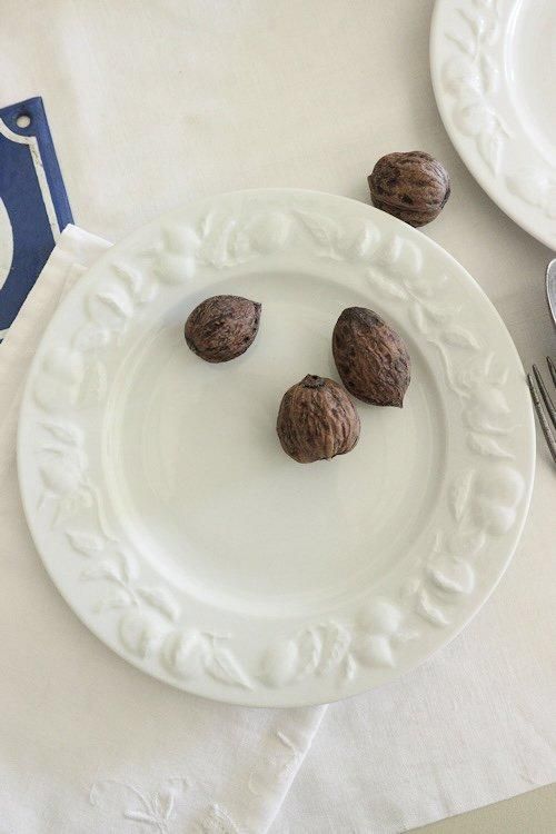 フランス製リモージュの美しいデザートプレート