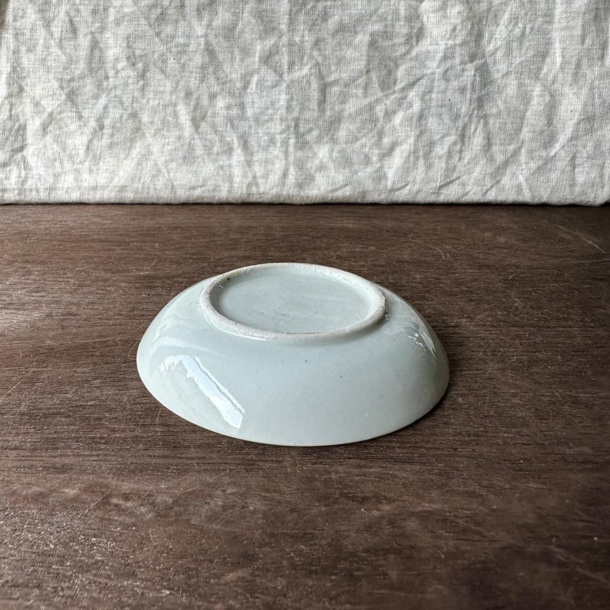 昭和初期 印判 手塩皿 緑　小皿　18枚 昭和初期 印判 手塩皿 緑 小皿 18枚