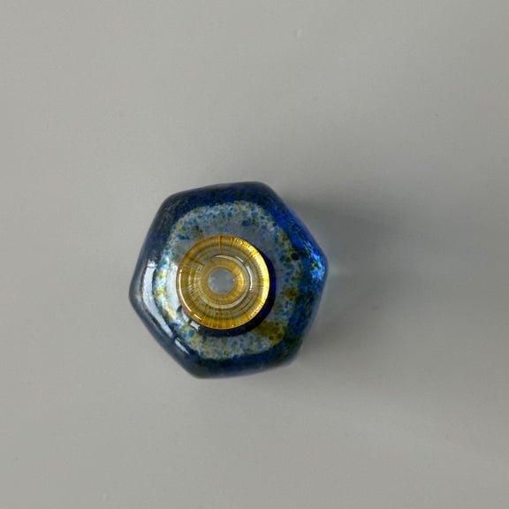 コスタ ボダ アンティクヴァ ミニチュアベース 青と黄