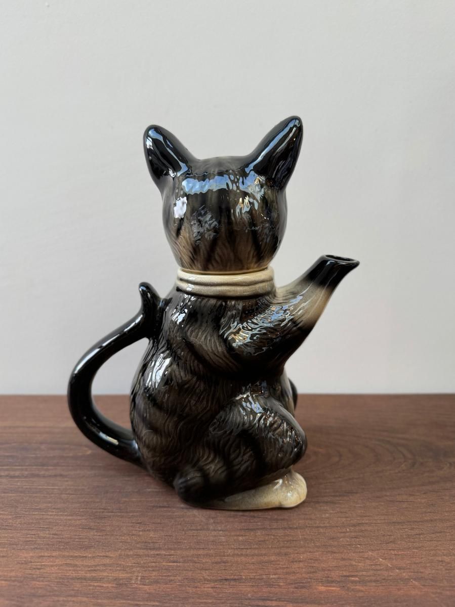 ヴィンテージ、猫のティーポット「プッシーフット」トニー ヴィンテージ、猫のティーポット「プッシーフット」トニー