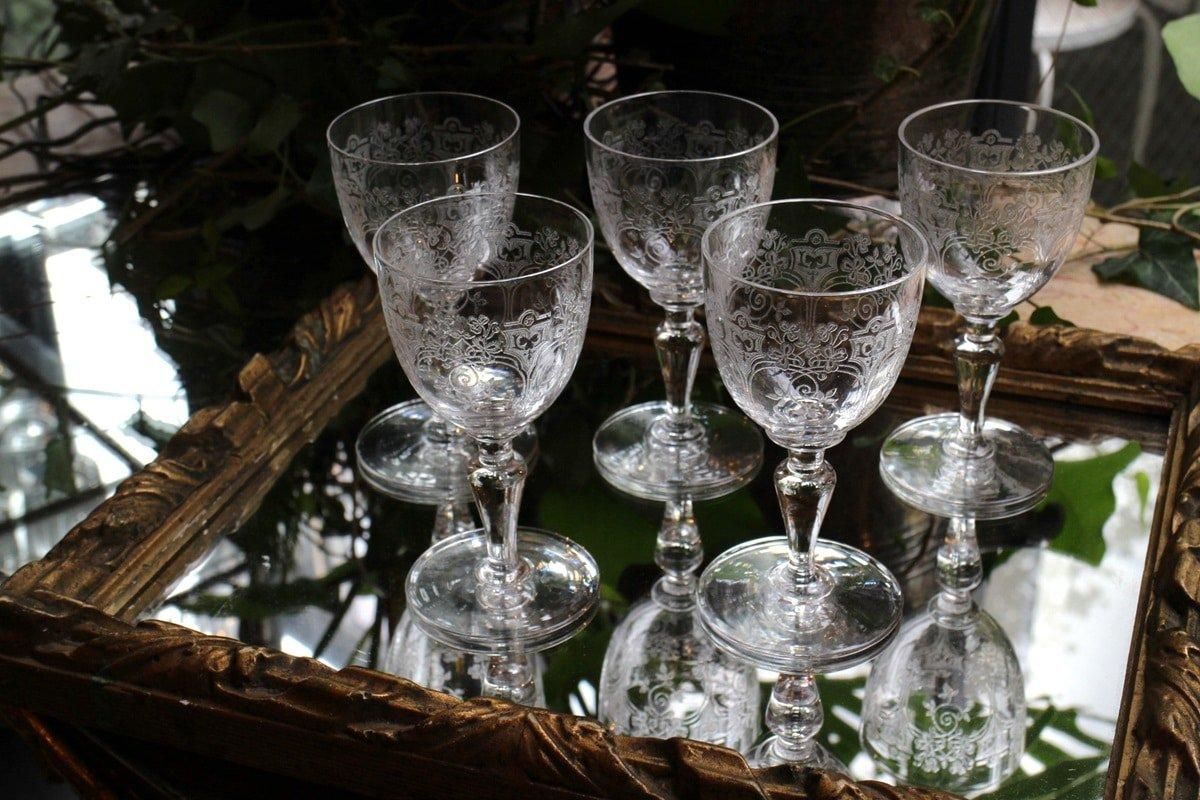 バカラ トレフル ワイングラス 105mm 6724 - ANTIQUE LEAVES バカラ トレフル ワイングラス 105mm 6724 - ANTIQUE LEAVES