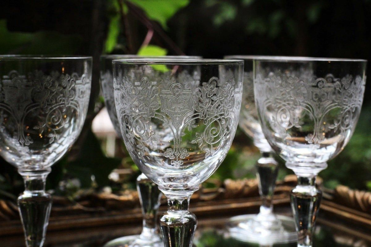 バカラ トレフル ワイングラス 105mm 6724 - ANTIQUE LEAVES バカラ トレフル ワイングラス 105mm 6724 - ANTIQUE LEAVES