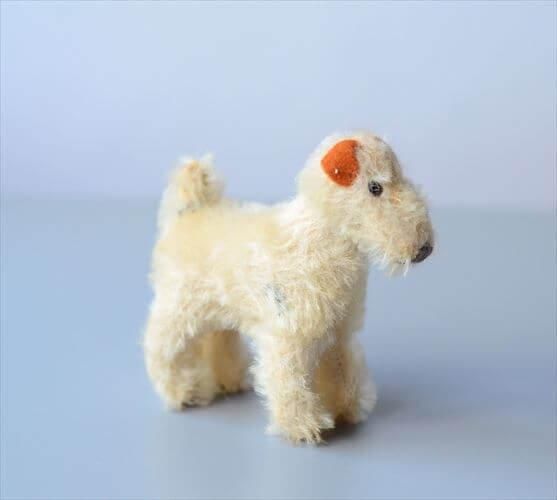 【年中無休】 1949～75年 ドイツ製 Steiff 犬 シュタイフ Foxy Foxterrier アンティーク雑貨