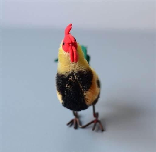 1953~74年 ドイツ製 Steiff にわとり シュタイフ Hahn-Rooster 1953~74年 ドイツ製 Steiff にわとり シュタイフ Hahn-Rooster