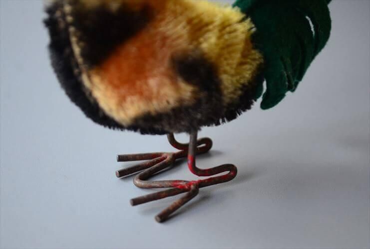 1953~74年 ドイツ製 Steiff にわとり シュタイフ Hahn-Rooster 1953~74年 ドイツ製 Steiff にわとり シュタイフ Hahn-Rooster