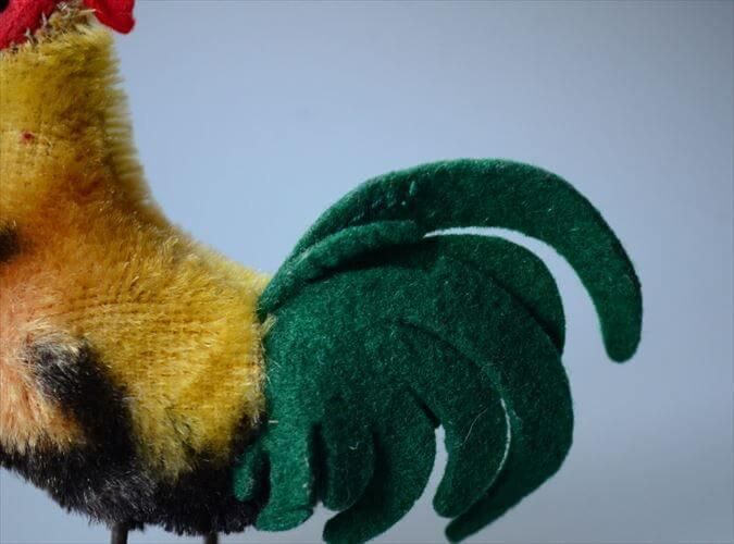 1953~74年 ドイツ製 Steiff にわとり シュタイフ Hahn-Rooster 1953~74年 ドイツ製 Steiff にわとり シュタイフ Hahn-Rooster