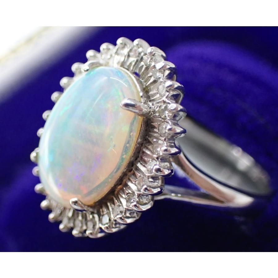 K14 14金　天然オパールリング　指輪　13号 楽天市場】K18 天然オパール 2.954ct 一粒リング 13号 イエロー