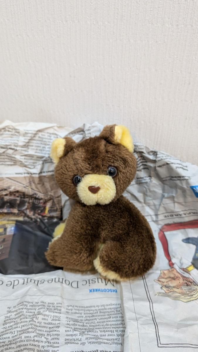 昭和レトロ ヴィンテージ オオイケ クマ ぬいぐるみ 中古品